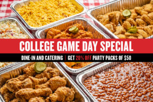 Collect Game day Special Menu